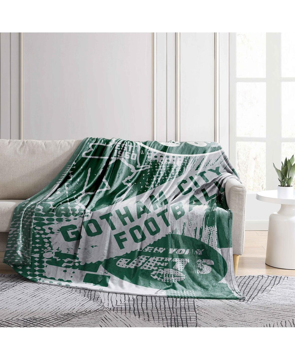 Logo Brands New York Jets 60" X 80" Hometown Blanket In Green