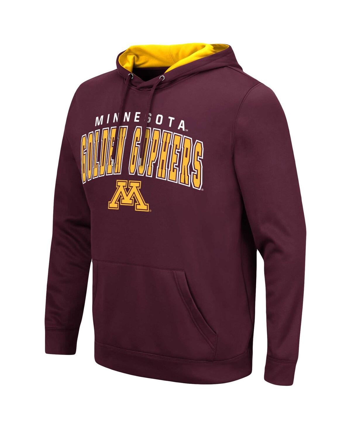 Colosseum Men's  Minnesota Golden Gophers Resistance Pullover Hoodie In Maroon
