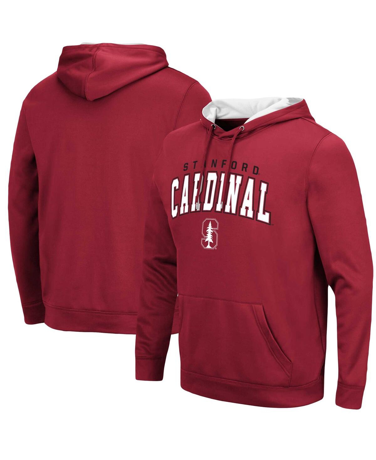Colosseum Men's Stanford Cardinal Resistance Pullover Hoodie In Cardinal