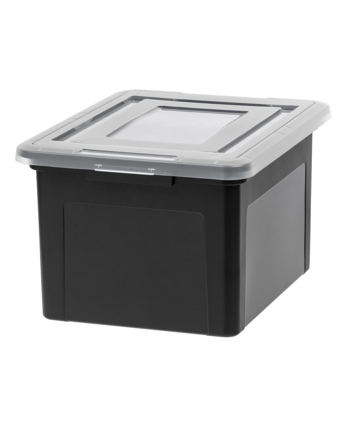 File Box File Organizer Plastic File Box for Letter/Legal File, Bpa-Free Plastic Storage Bin Tote Organizer with Durable and Secure Latching
