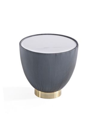 Anderson 2-Piece Leatherette Upholstered End Table Set