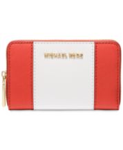 Michael kors orange wallet sales