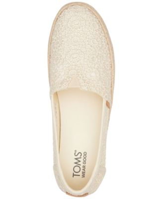 Women's Valencia Moroccan Crochet Platform Espadrilles