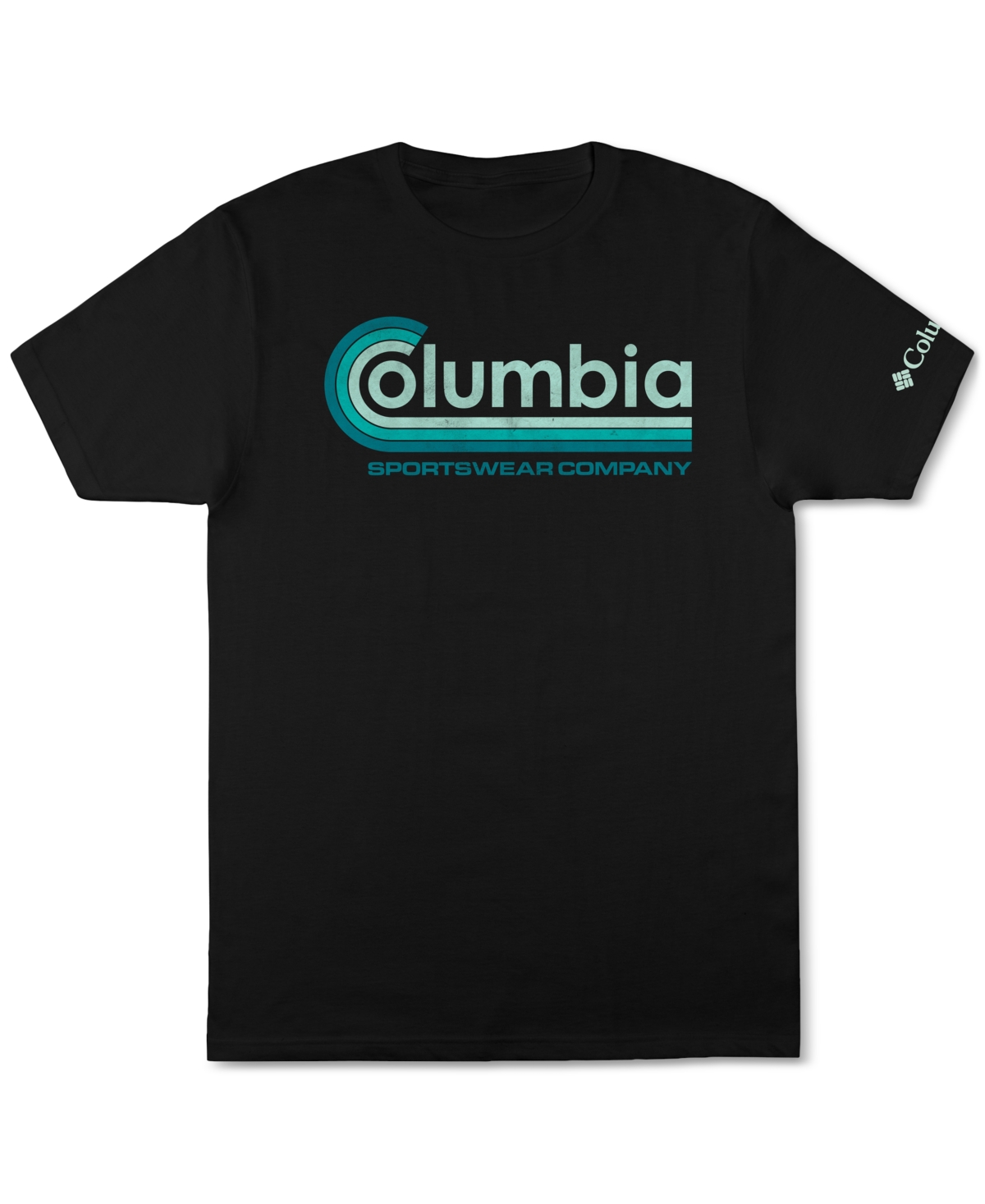 Shop Columbia Men's Retro Sportswear Company Graphic T-shirt In Black