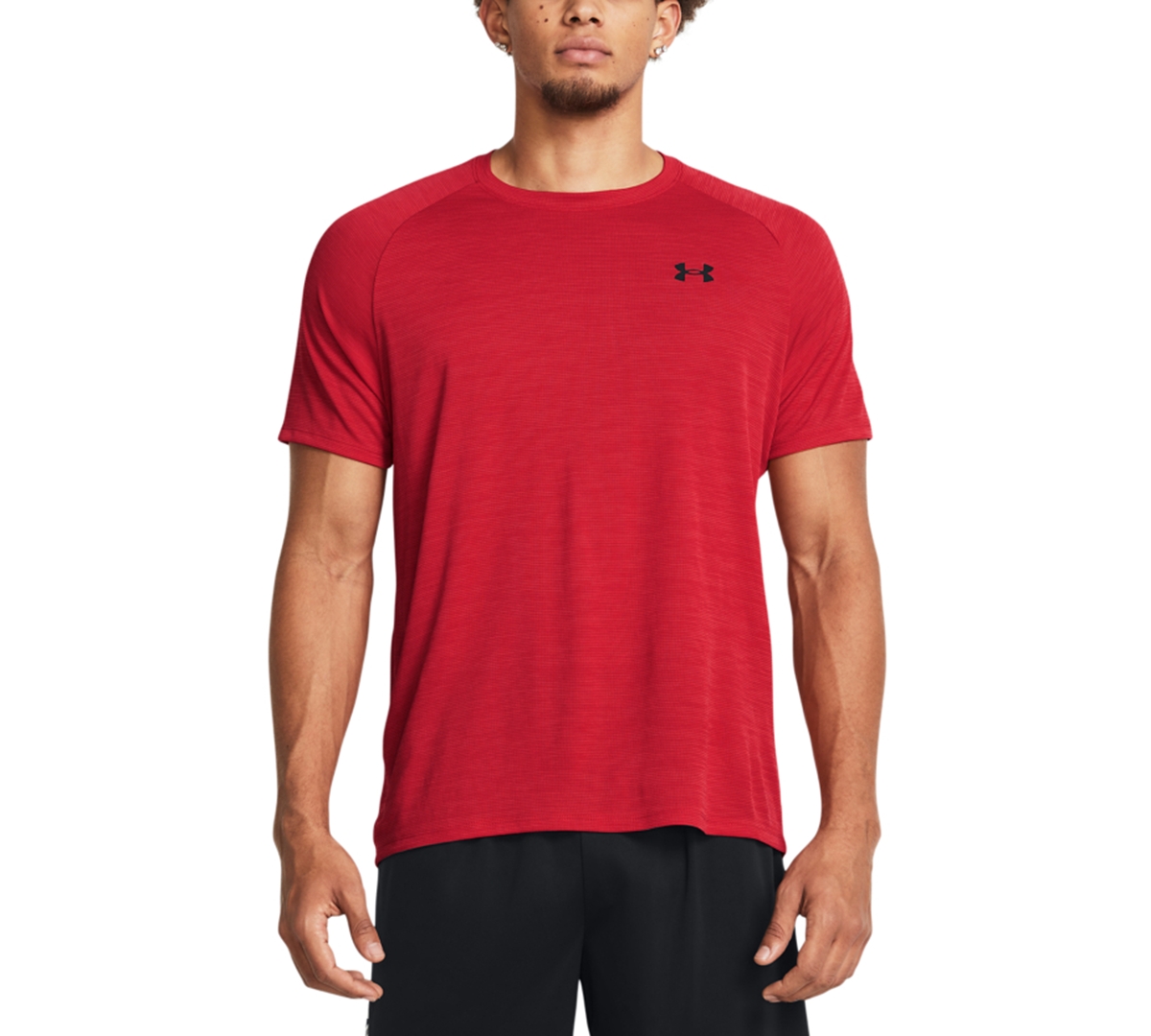 Under Armour Men's Ua Tech Textured Performance T-shirt In Red