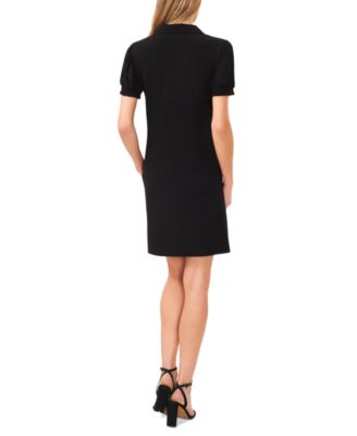 Women's Short Sleeve Knit Polo Dress