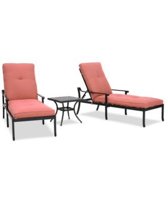 Wythburn Mix and Match Scroll Outdoor Chaise Lounge, Created for Macy's