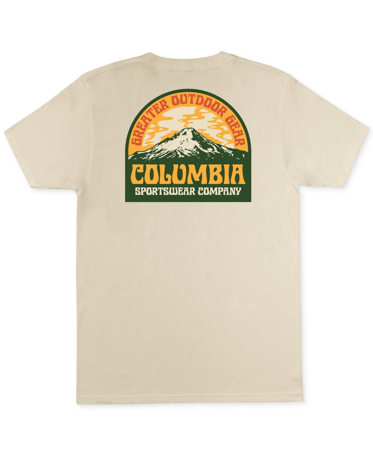 Columbia Men's Sinai Greater Outdoors Graphic T-shirt In Chalk