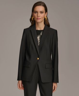 Women's One Button Blazer