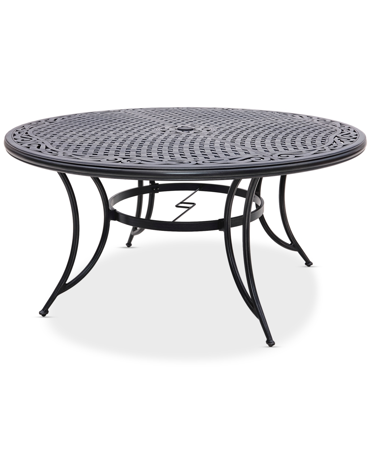Wythburn Mix and Match Round Cast Aluminum Outdoor Dining Table