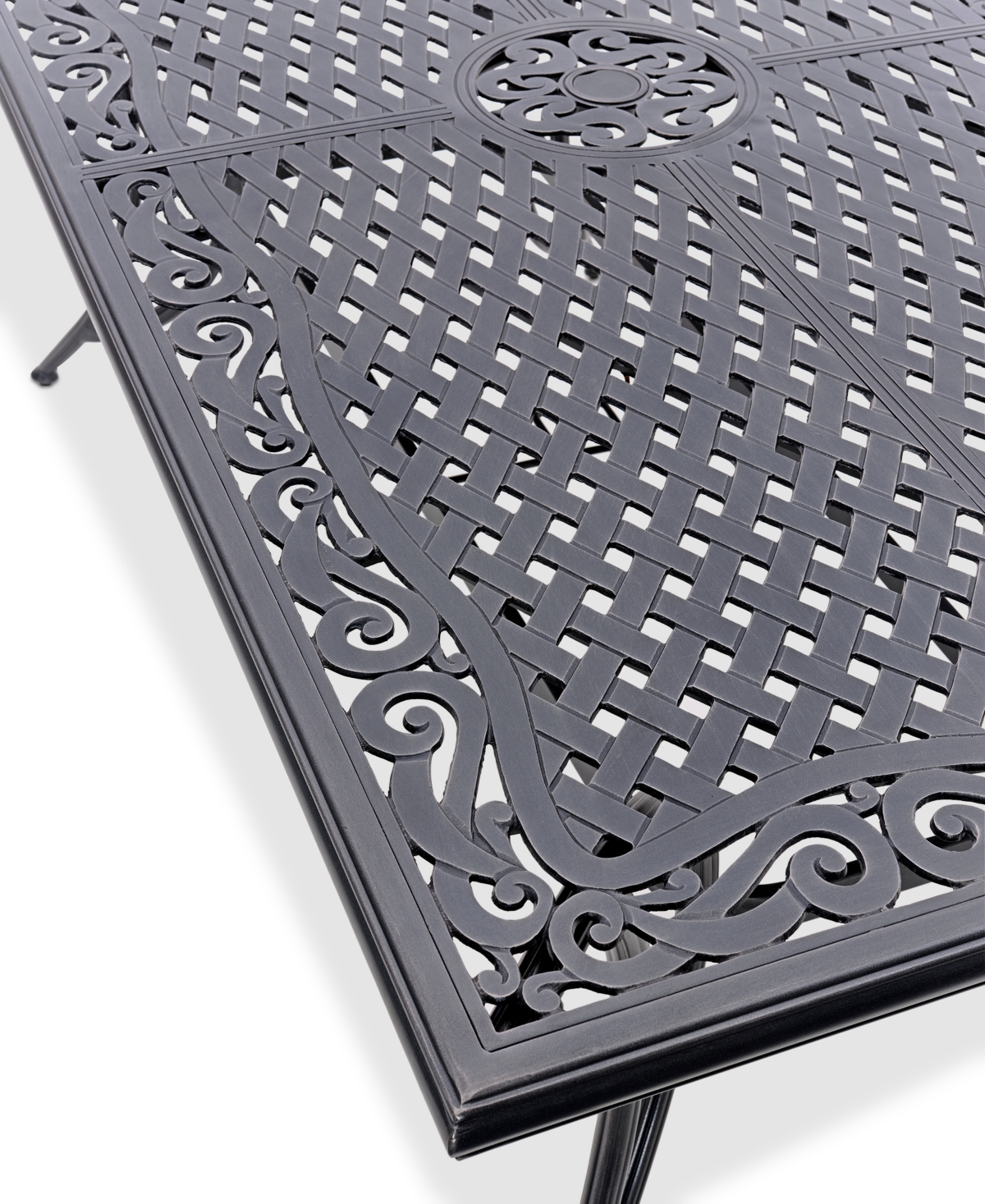 Wythburn Mix and Match Cast Aluminum Outdoor Dining Table