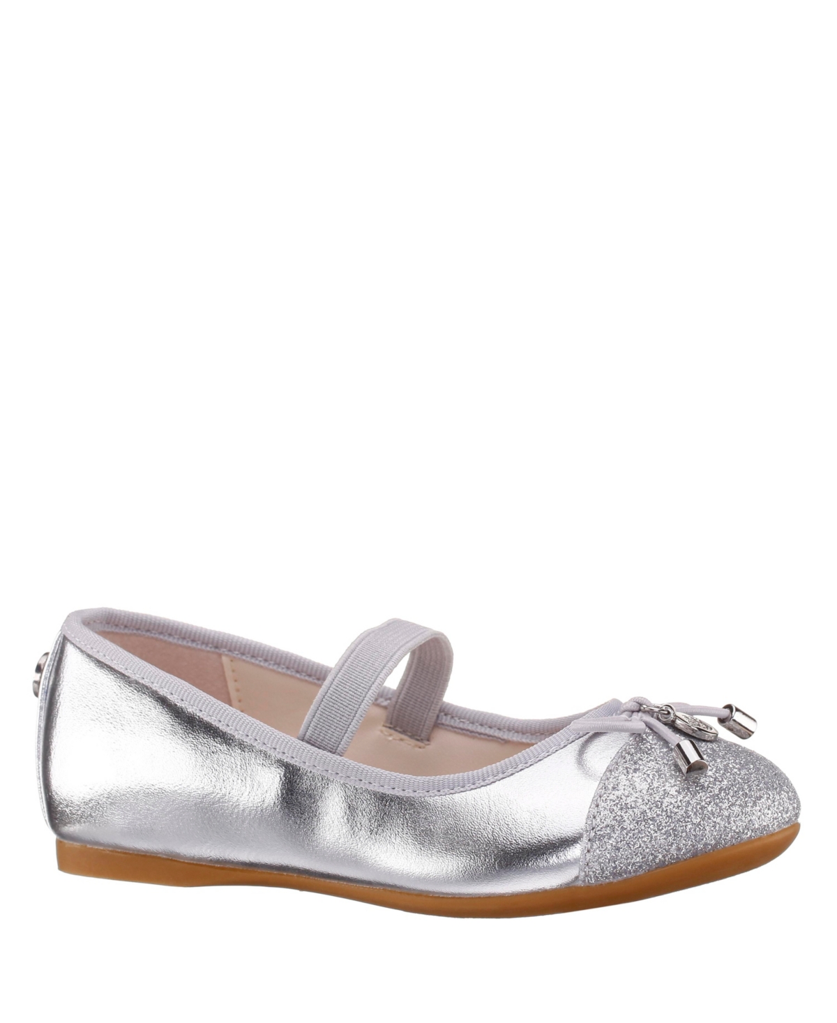 Shop Nina Toddler And Little Girls Casual Ballet Flats In Silver