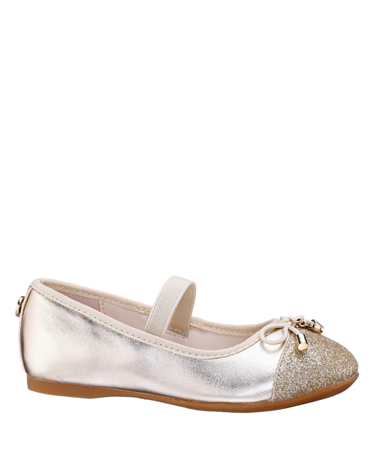 Shop Nina Toddler And Little Girls Casual Ballet Flats In Gold