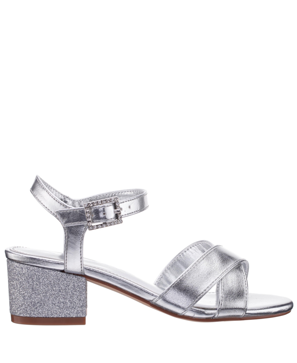 Nina Little Girls Block Heel Dress Sandals