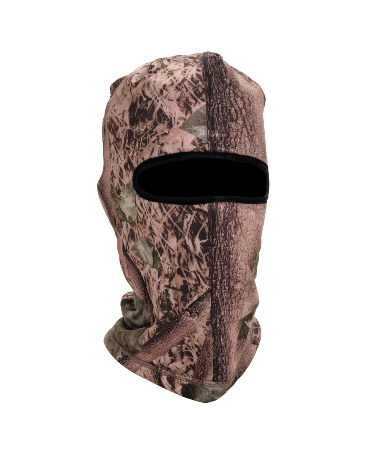 Men's Unisex Reversible Fleece 1-Hole Mask, Grey/Orange, One Size - Open Miscellaneous