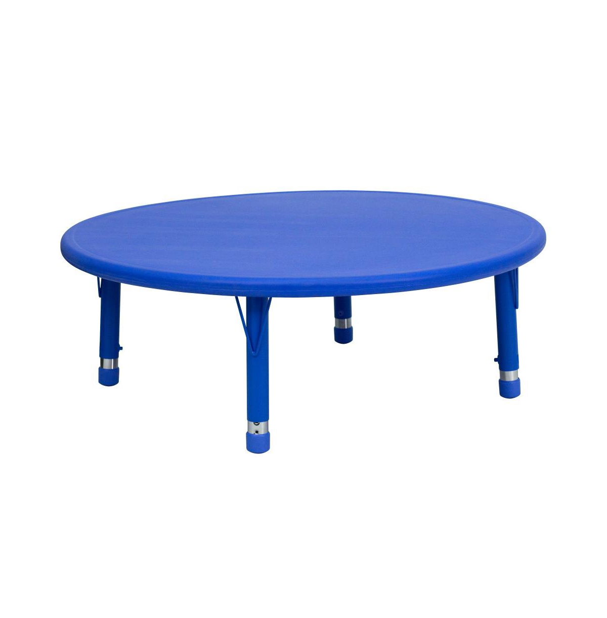 Round Plastic Height Adjustable Activity Table