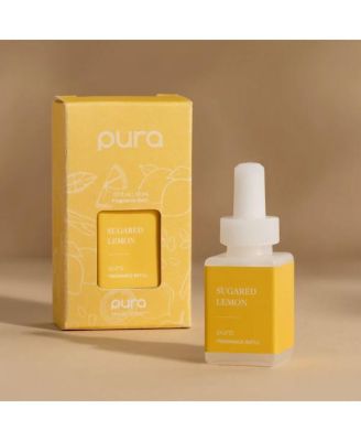 | Sugared Lemon | Smart Diffuser Fragrance Refill for Home & Office, Clean & Long-Lasting, Up to 120 Hours | 2-Pack