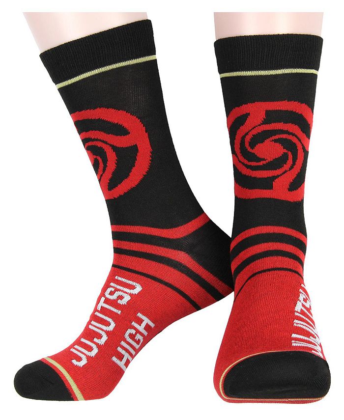 Jujutsu Kaisen Socks Jujutsu High Crest Logo 2 Pack Adult Unisex Crew ...
