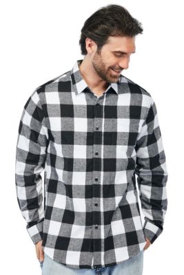 Men's Button Down Classic Fit Flannel Shirt