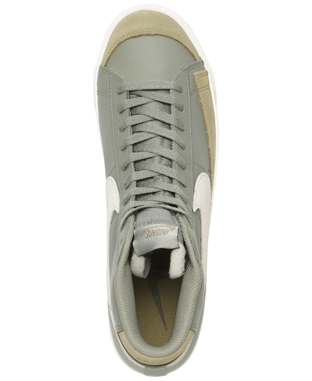 Shop Nike Men's Blazer Mid 77 Premium Casual Sneakers From Finish Line In Dark Stucco,phantom