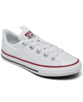 Converse Little Kids Chuck Taylor All Star Rave Casual Sneakers from Finish Line White Red Navy Size 10.5