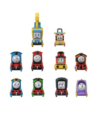 Fisher Price Thomas & Friends the Track Team Engine Pack, 10 Diecast Push-Along Toy Trains Vehicles