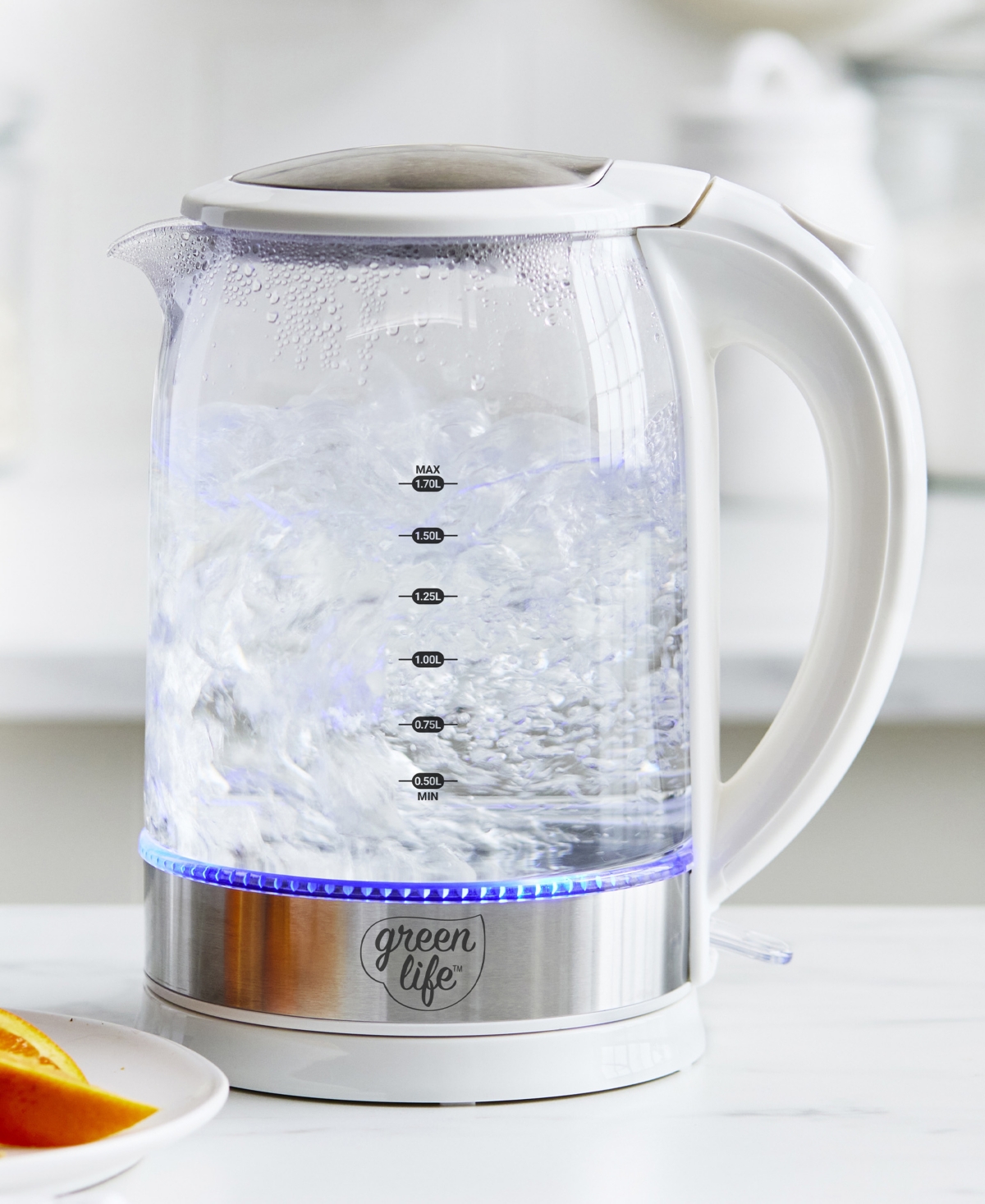 Greenlife Qwik And Ez Kettle In White