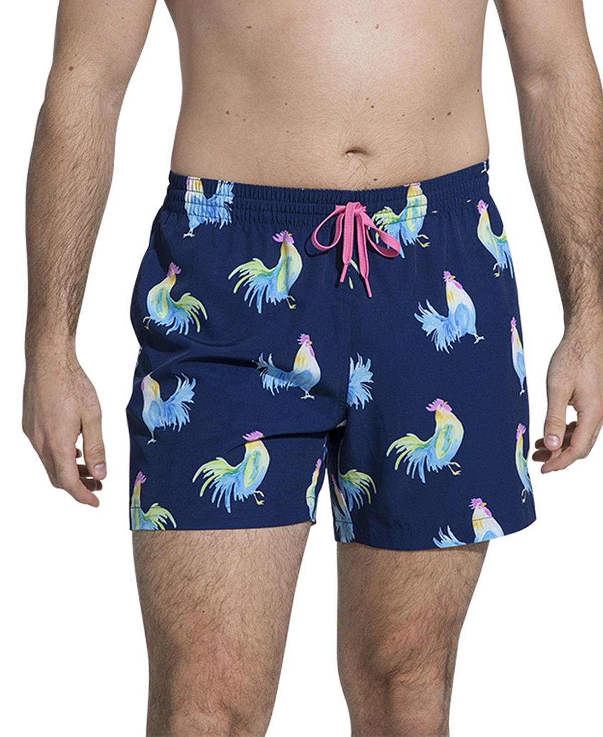 Shop Chubbies Men's The Fowl Plays Quick-dry 5-1/2" Swim Trunks In Navy