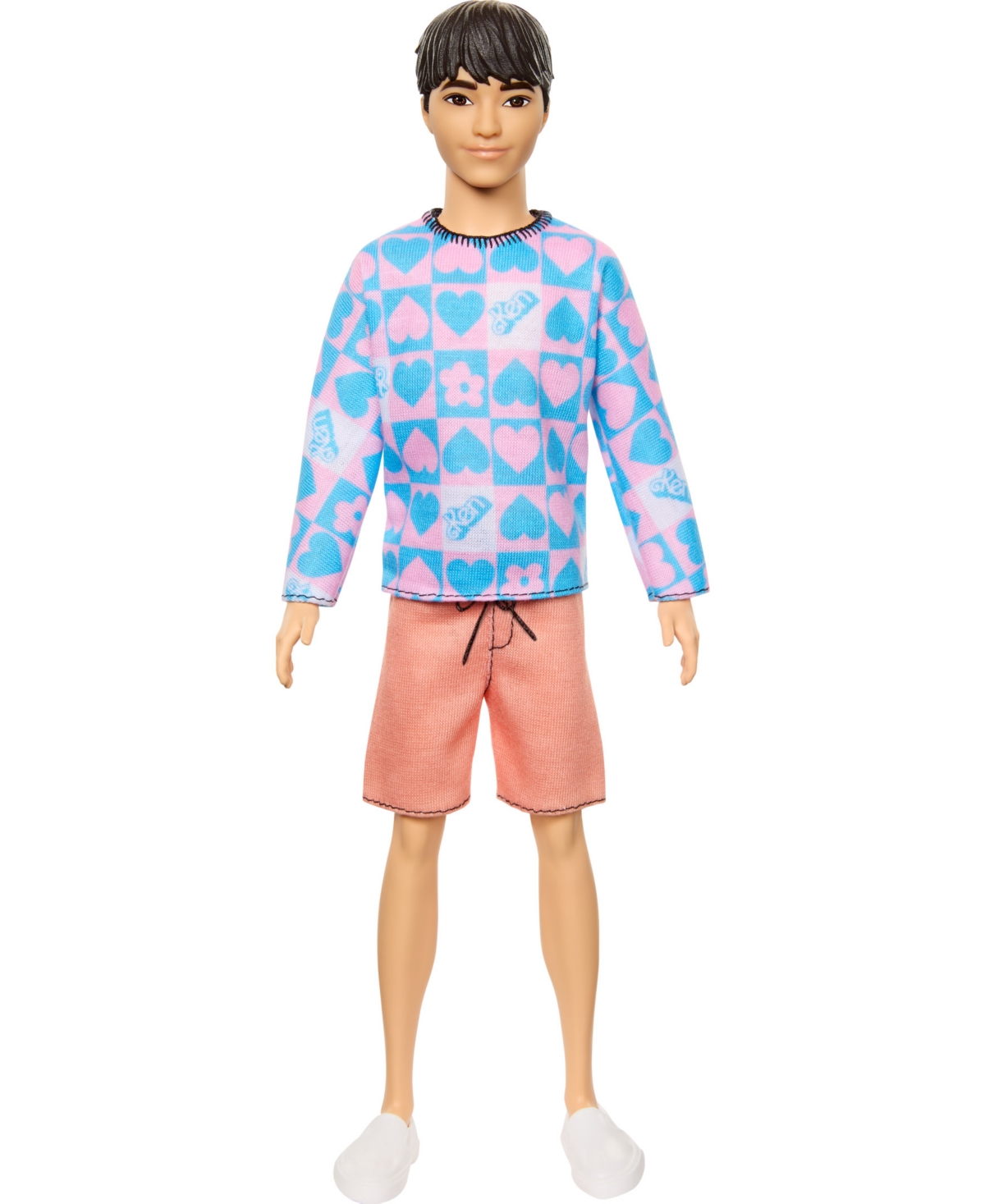Shop Barbie Fashionistas Ken Doll 219 With Slender Body And Removable Outfit In Multi