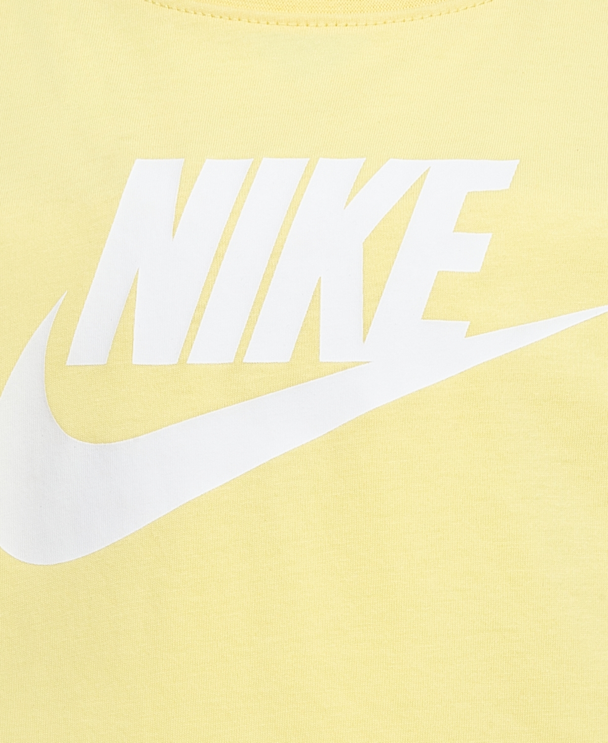 Shop Nike Toddler Girls Club Boxy Short Sleeve T-shirt In Soft Yellow