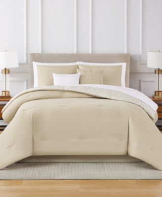 Crinkle Geo 9-Pc. Comforter Sets, King