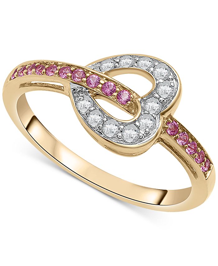 Macy's pink hotsell sapphire ring