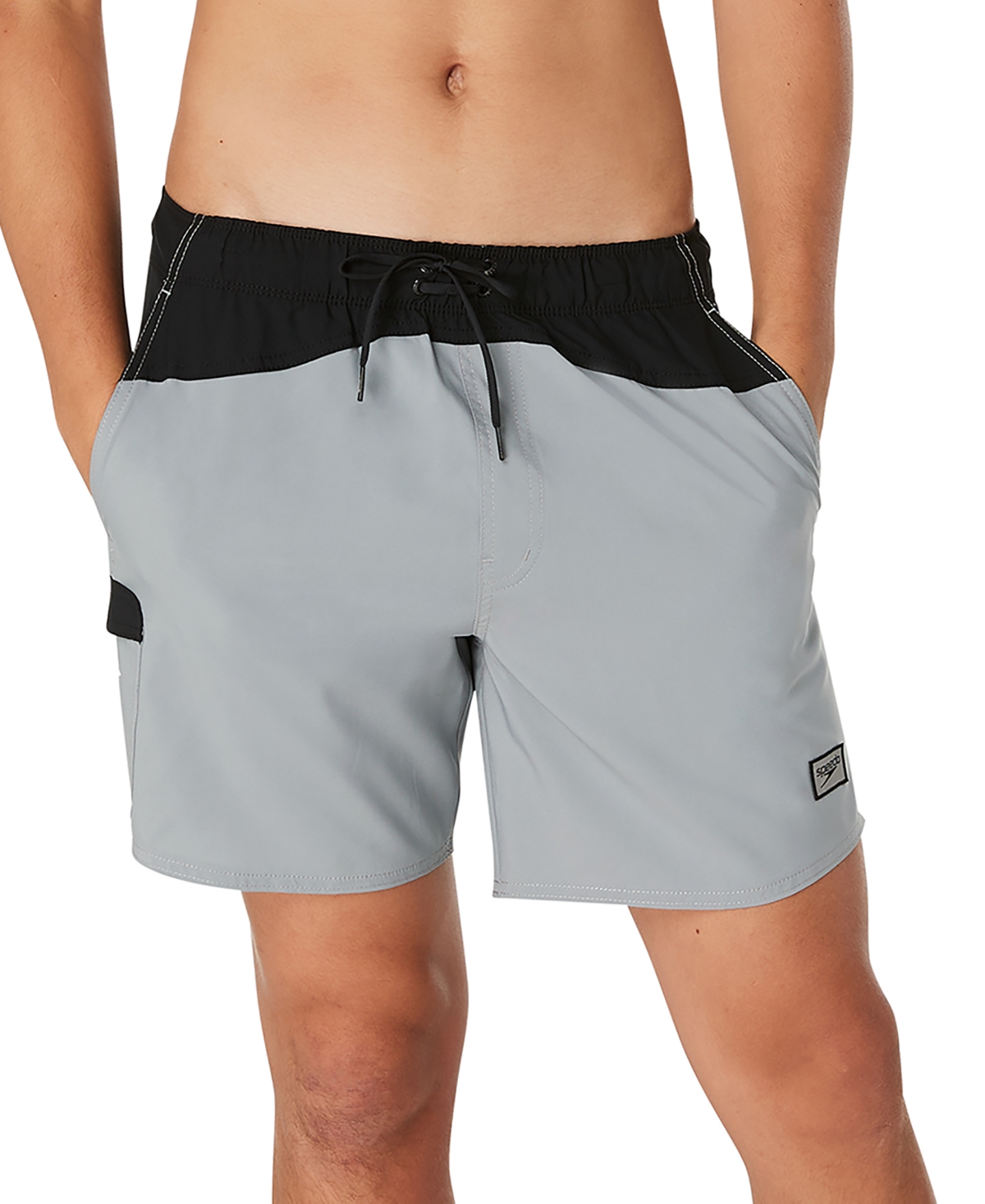 Shop Speedo Men's Marina Flex 6-1/2" Volley Shorts In Grey