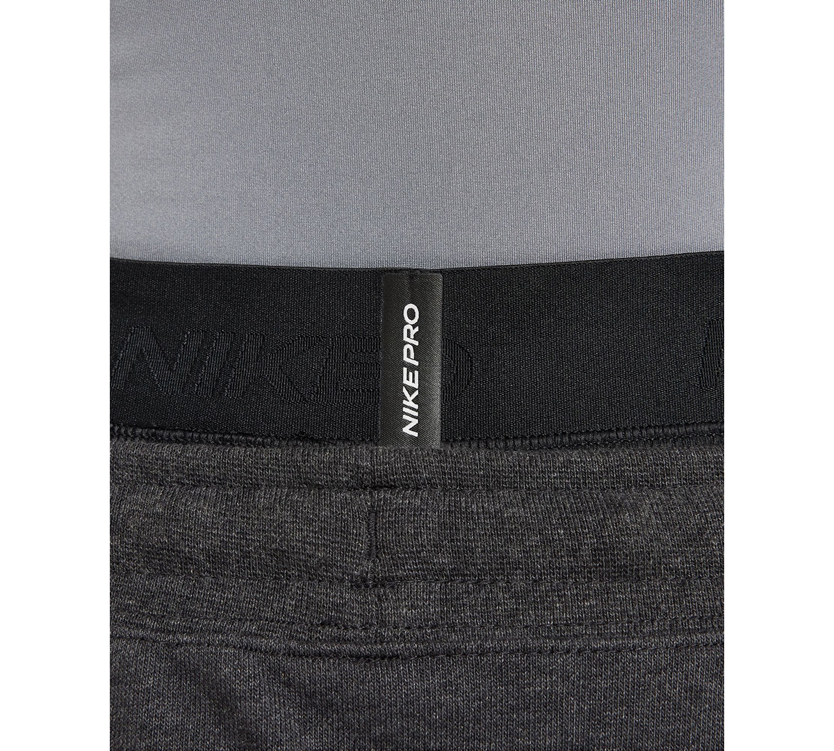 Nike Big Boys Pro Dri-fit Stretch Performance Leggings -smoke Grey/black