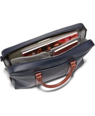 Triboro Medium Leather Briefcase Bag