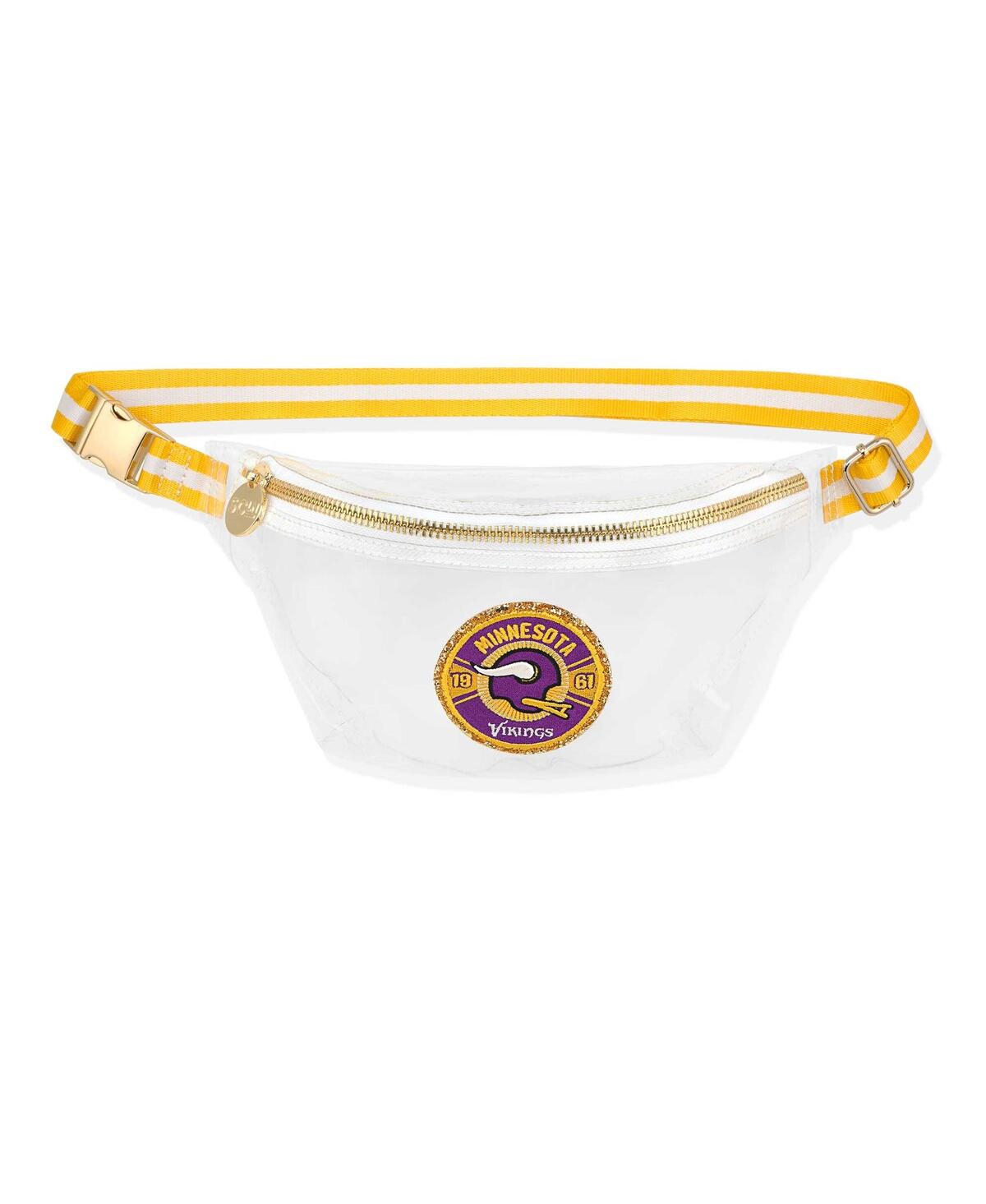 Women's Stoney Clover Minnesota Vikings Stadium Clear Belt Bag - Yellow