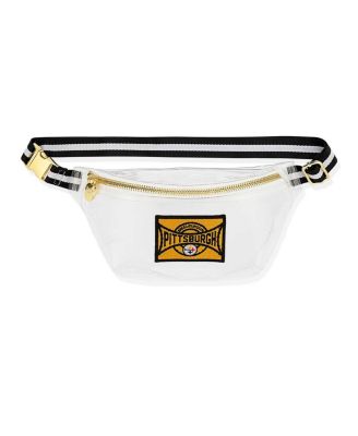 Women's Stoney Clover Pittsburgh Steelers Stadium Clear Belt Bag Women's Stoney Clover Pittsburgh Steelers Stadium Clear Belt Bag