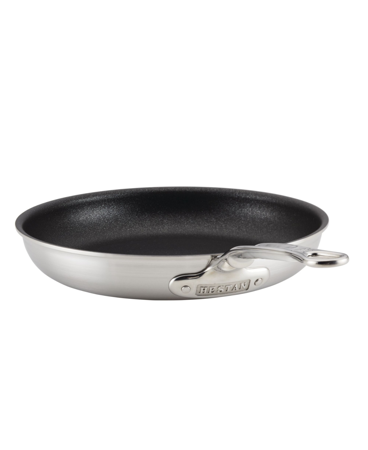 Shop Hestan Thomas Keller Insignia Commercial Clad Stainless Steel With Titum Nonstick 11" Open Saute Pan In No Color