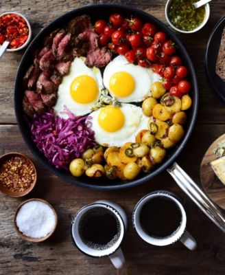 ProBond Clad TITUM&reg; Stainless Steel Nonstick 12.5" Open Skillet