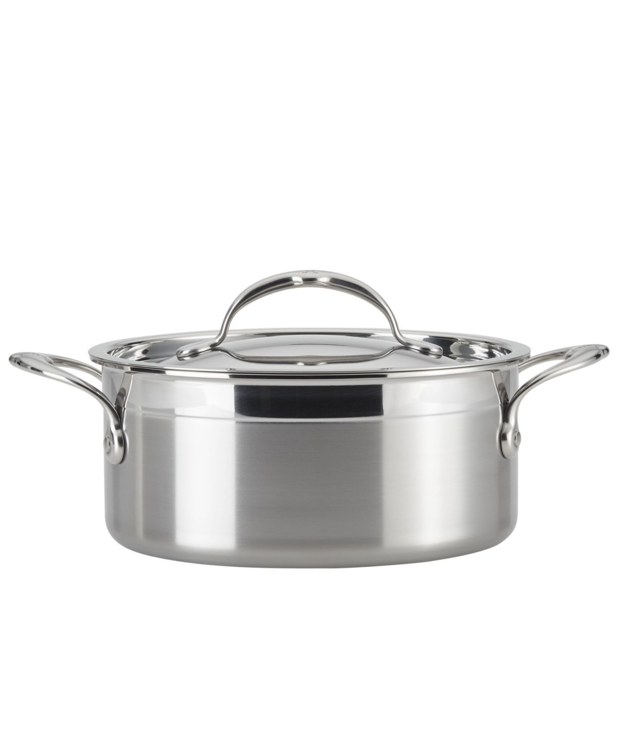 Hestan Probond 3 Quart Forged Stainless Steel Covered Soup Pot In Silver