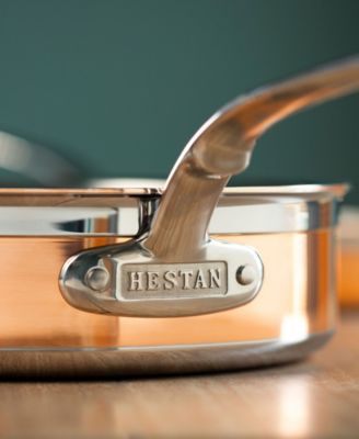 CopperBond Copper Induction 3.5-Quart Covered Saute with Helper Handle