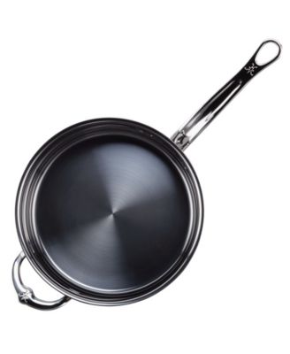 NanoBond Titanium Stainless Steel 4-Quart Covered Saucepan with Helper Handle