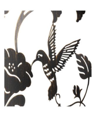 Metal Arched Hummingbird Garden Arbor