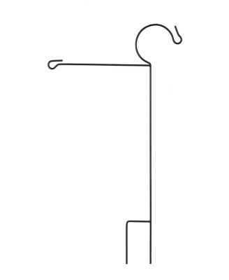 Iron Garden Flag Stand with Shepherd's Hook