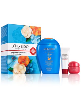 Shiseido 3-Pc. Ultimate Sun Protection u0026 Hydration Skincare Set - Macy's