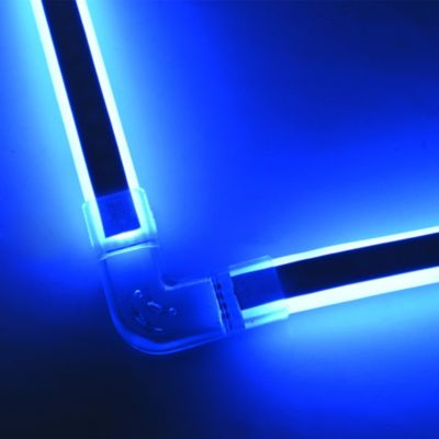 10pcs L Shape Pin Connectors Accessories with Pin 8x18mm RGB Neon Rope Lightht