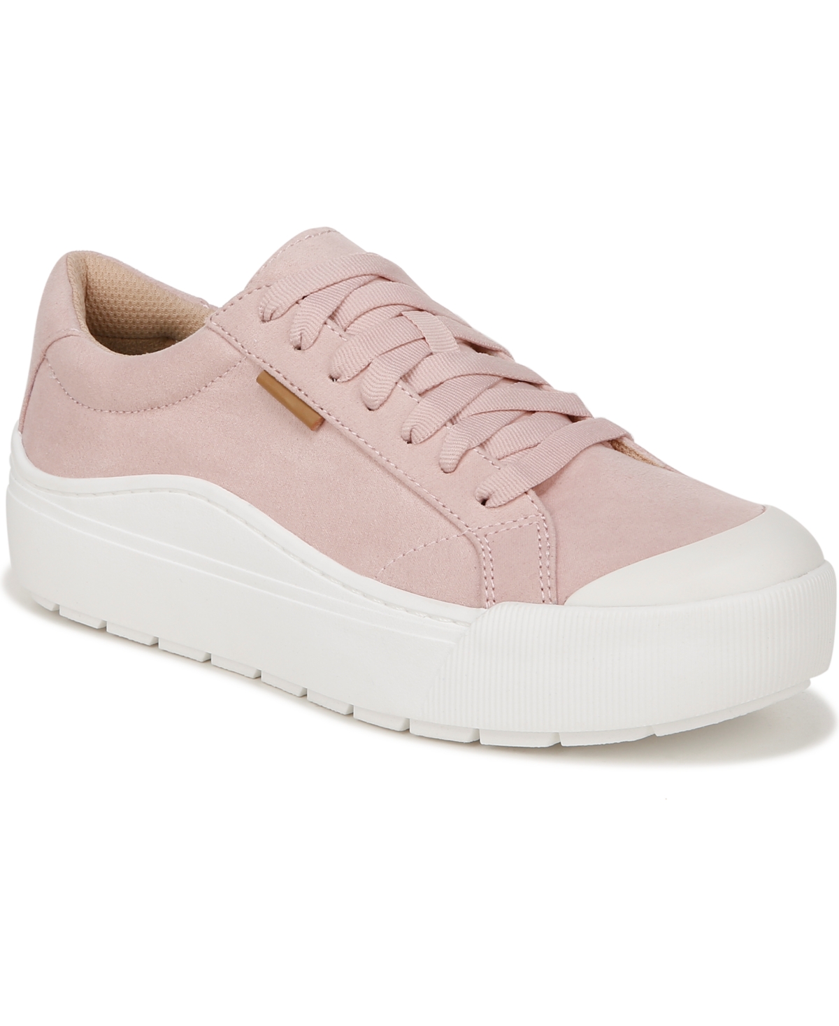 Dr. Scholl's Women's Time Off Lace Up Platform Sneakers In Pink