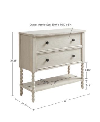 Beckett 36"W 2 Drawer Accent Chest