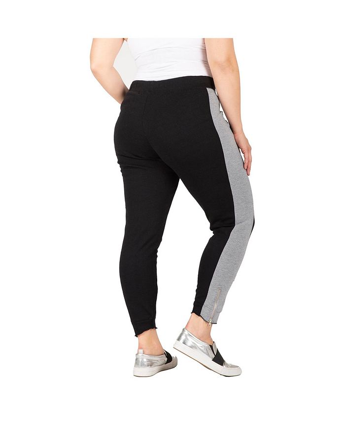 Standards & Practices Women's Plus Size French Terry Contrast Side