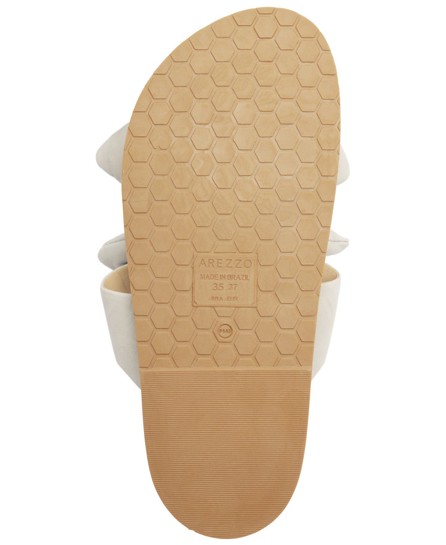 Женские сандалии Arezzo Melody Bow Footbed, цвет: Синий кожаный — фото 5